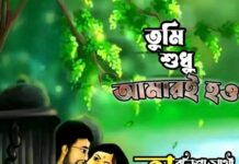 তুমি শুধু আমারই হও (দ্বিতীয় অধ্যায়) শেষ পর্ব